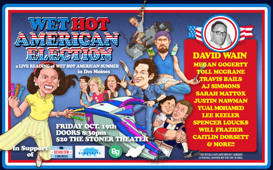 First David Wain Appearance in Iowa
